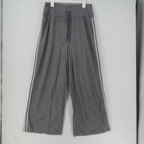 NEW Halara Women's XS Ribbed High Waisted Tummy Control Wide Leg Pants Gray - Picture 3 of 11